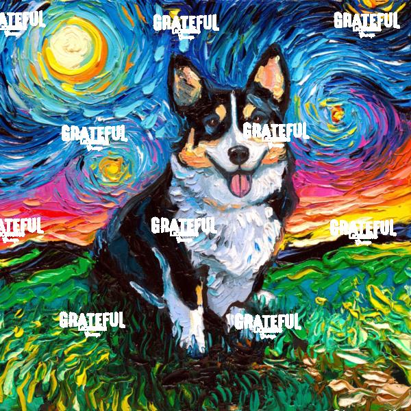 Tri Color Corgi Night