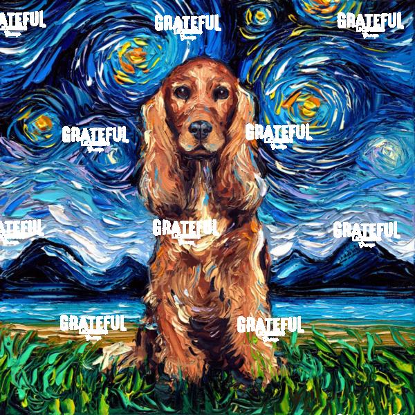 Red Cocker Spaniel Night