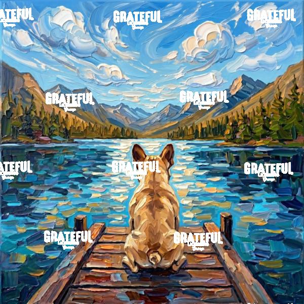 On The Dock - French Bulldog