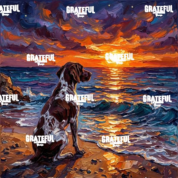 Beach Days - German Short Hair Pointer