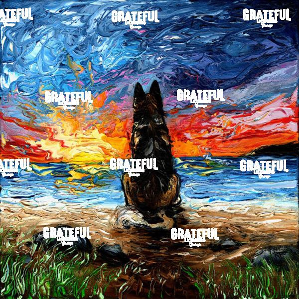 Beach Days - German Shepherd