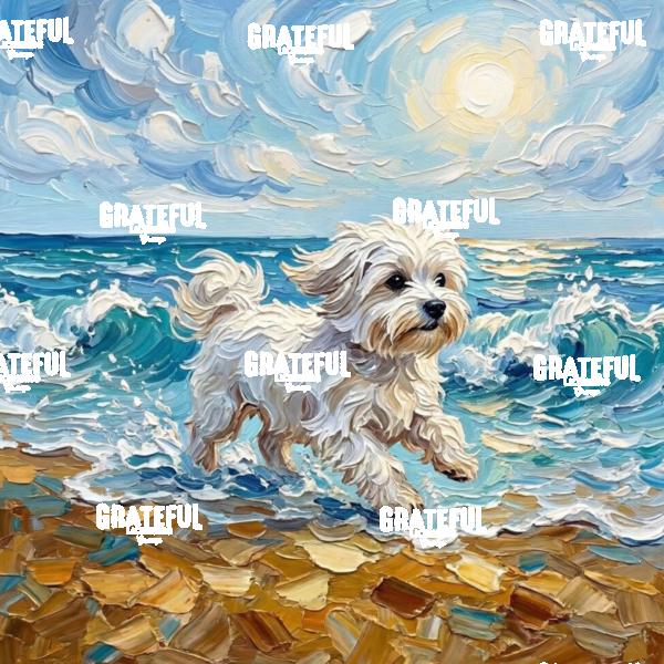 Beach Day - Maltese