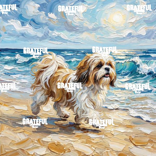 Beach Days - Shih Tzu