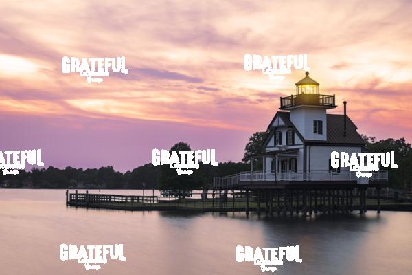 Sunset at the Roakoke River Lighthouse