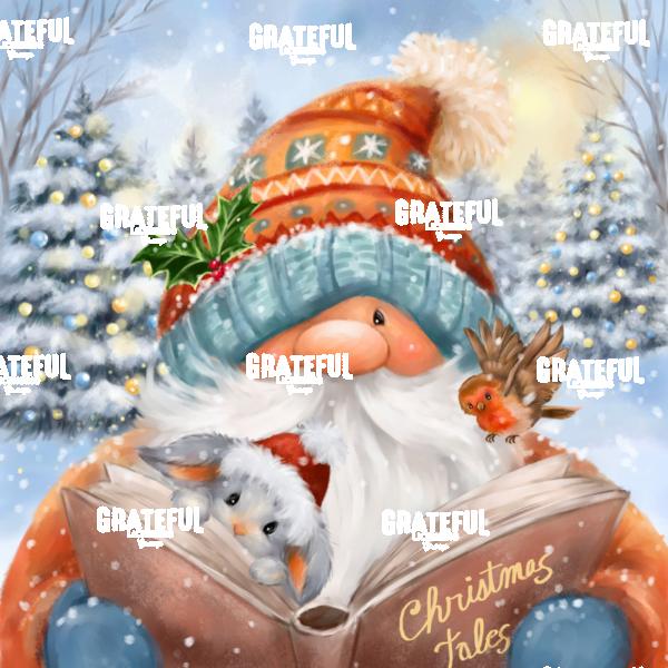 Gnome with Christmas tales