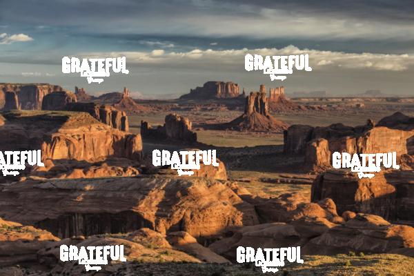 Picturesque Hunts Mesa rock formation in Monument Valley, Utah 2