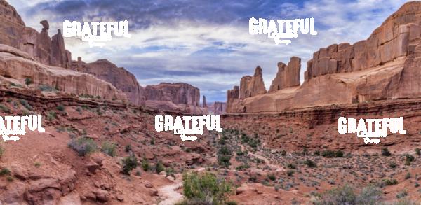 Park Avenue in Arches National Park