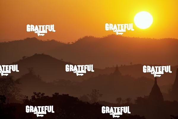 Sunrise in Mrauk, Burma