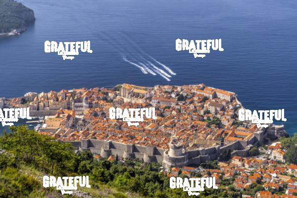 Sunrise over Dubrovnik