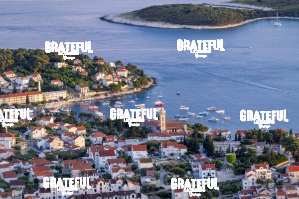 Sunset over Hvar, Croatia