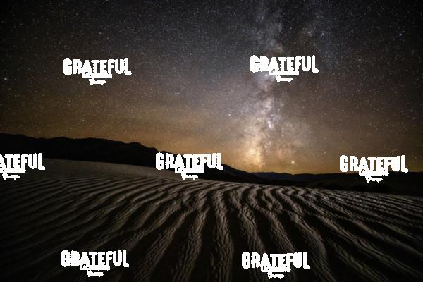 The Milky Way over the Mesquite Sand Dunes at Death Valley National Park
