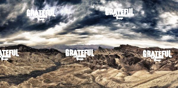 Zabriski Point panorama in Death Valley