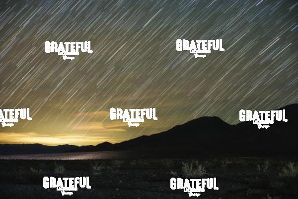 Star trails over Death Valley National Park