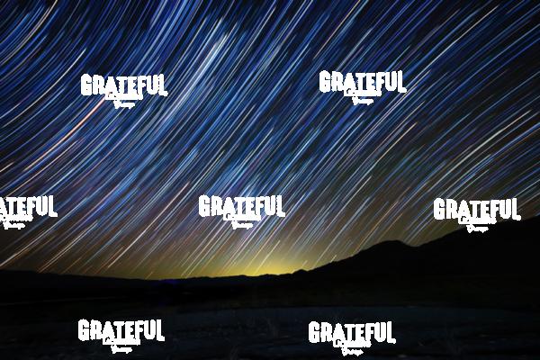 star trails over Death Valley