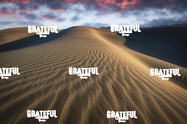 Sunrise at the Mesquite Sand Dunes at Death Valley National Park