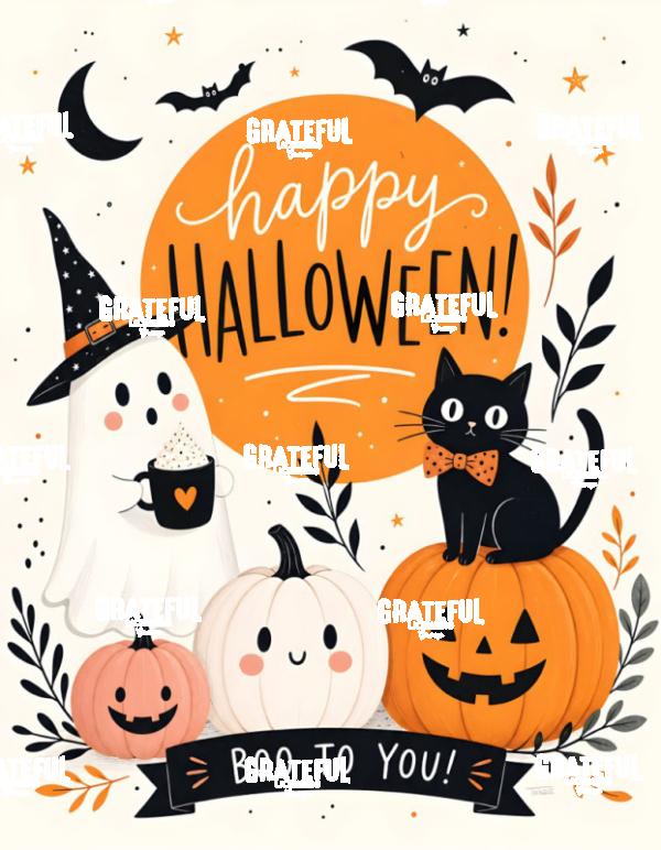 Boo To You Happy Halloween Ghost