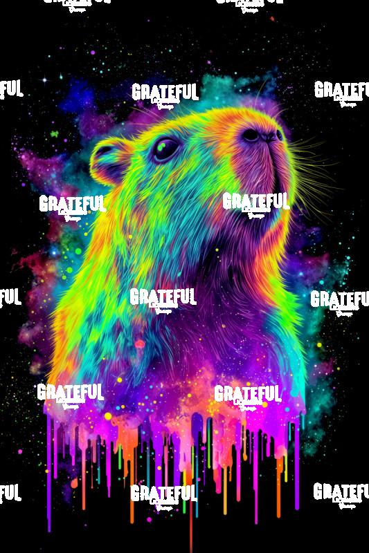 Capybara, Neon Drip