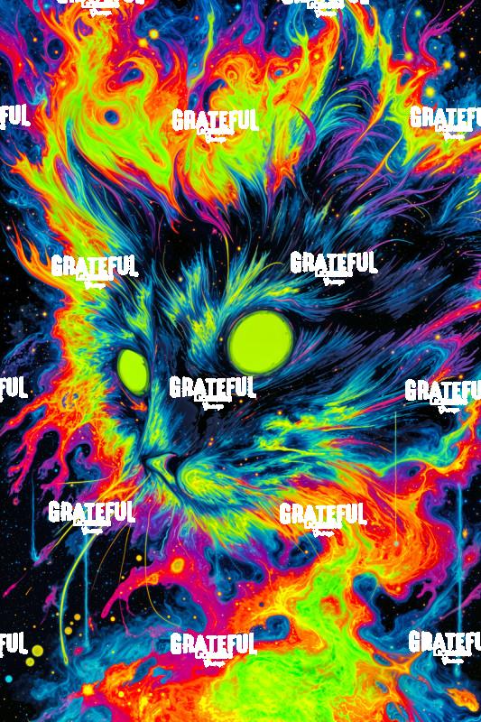 Maine Coon Cat, Cosmic Flames
