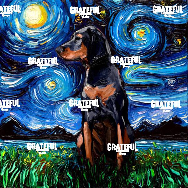 Black and Tan Coonhound Night