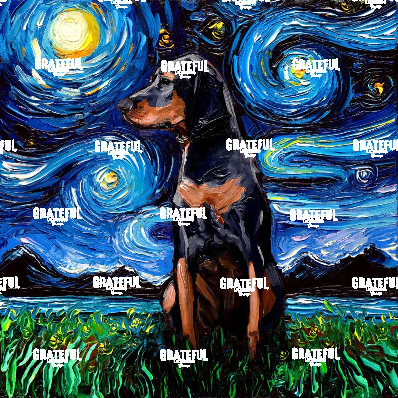 Black and Tan Coonhound Night