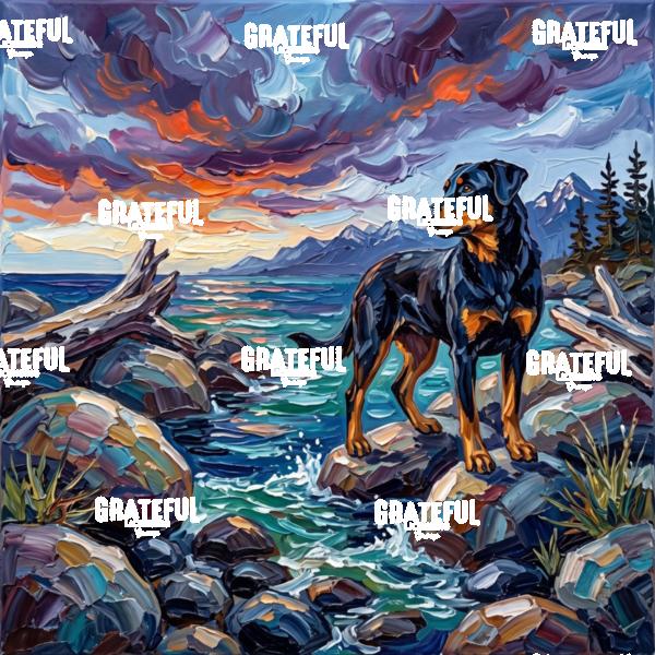 Beach Day - Beauceron