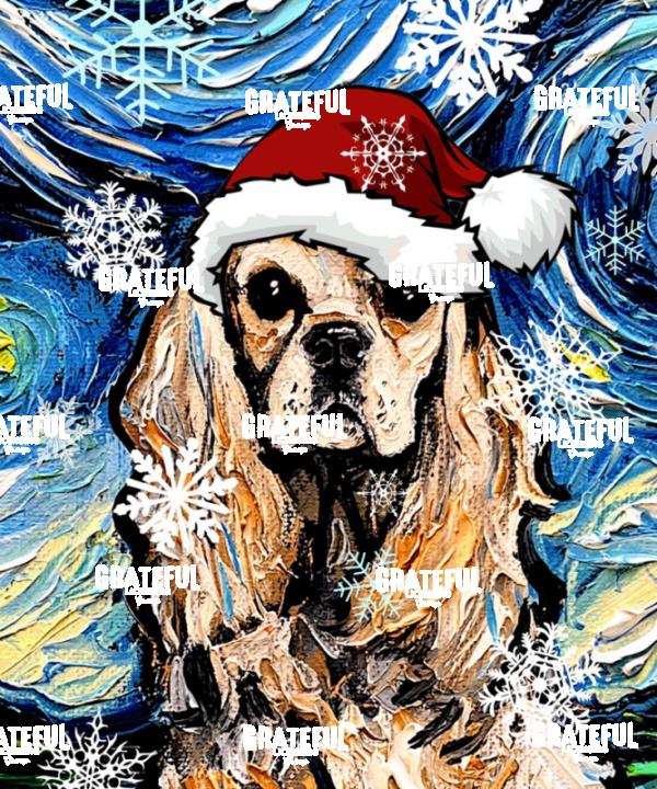 Santa American Cocker Spaniel