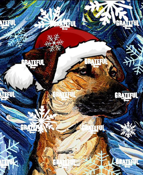 Santa Black Mouth Cur