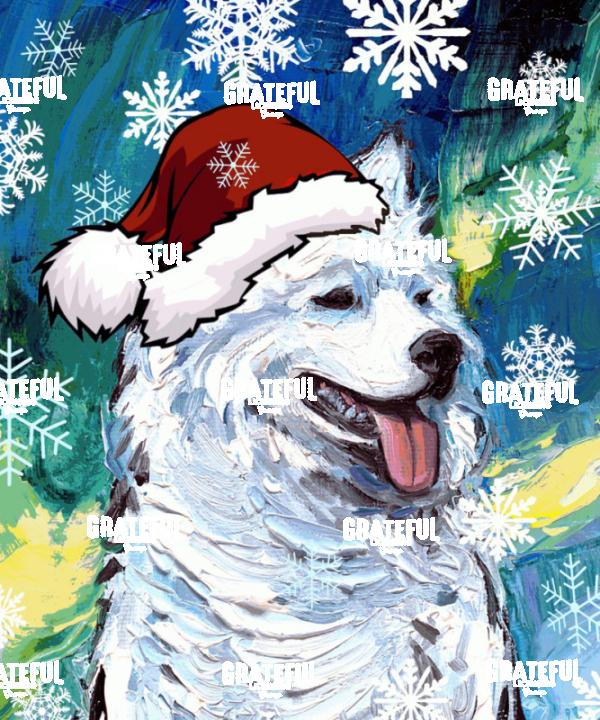 Santa Samoyed