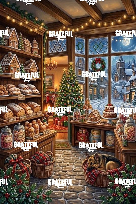 The Sweet Shop at Snowy Christmas