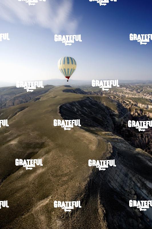hot air ballooning over Turkey
