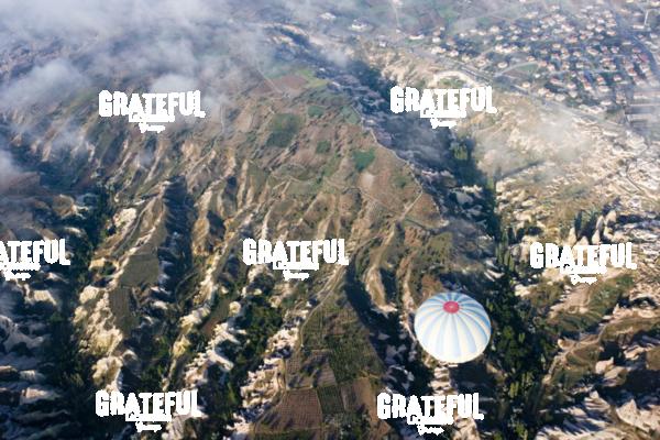 hot air ballooning above Cappadocia in Turkey 6