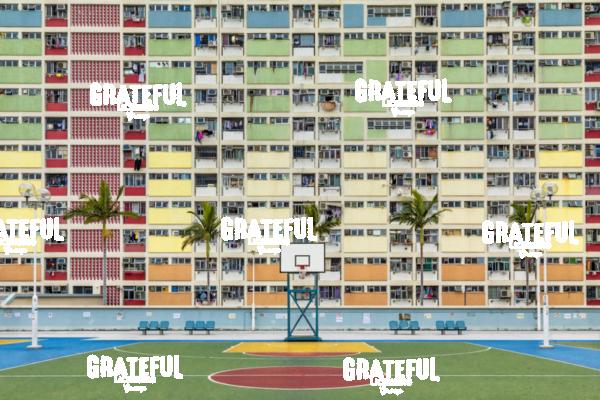 Choi Hung Estate Basketball Court in Hong Kong, roof top
