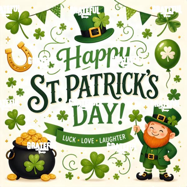 Luck Love and Laughter St Patrick's Day