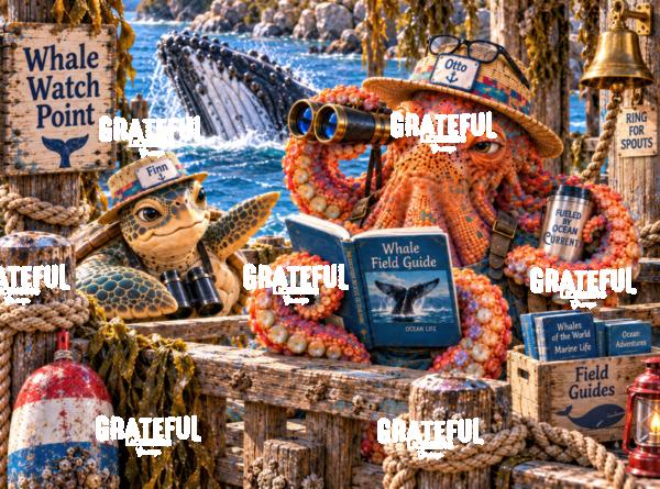 Otto Sites a Whale