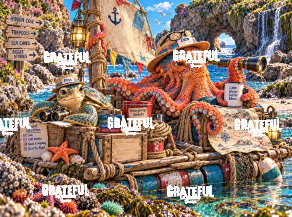 Otto and Finn Set Sail
