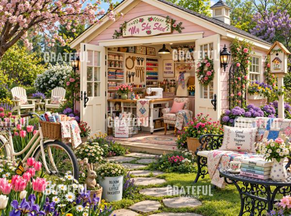 A Sewer's She Shed