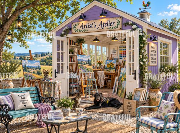 An Artist's She Shed