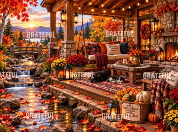 Autumn by the River