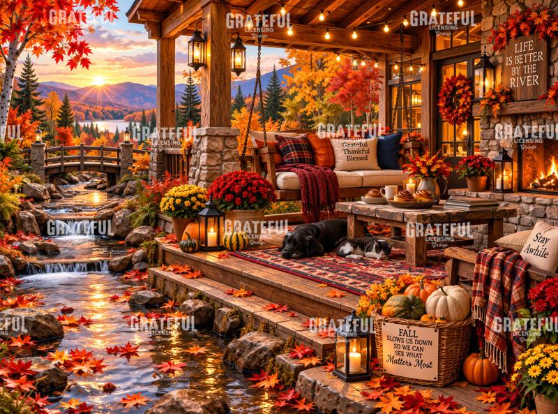 Autumn by the River