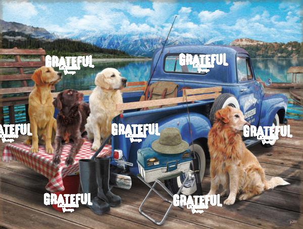 Fishing with the dogs 2A