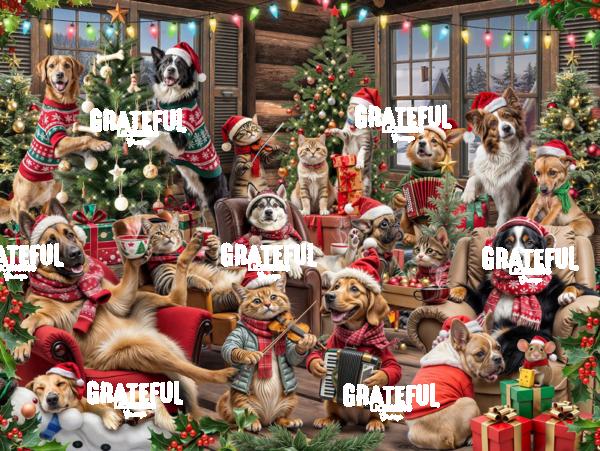 RT290 Christmas Funny Pets