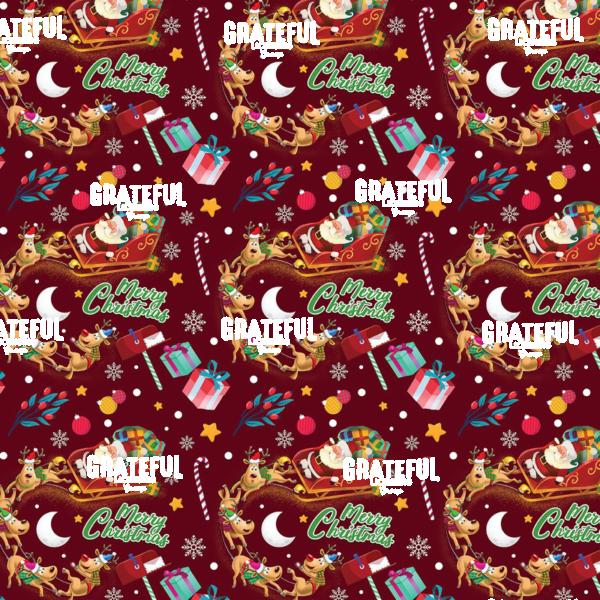 RT0202145020 Gift Wrap Xmas Santas