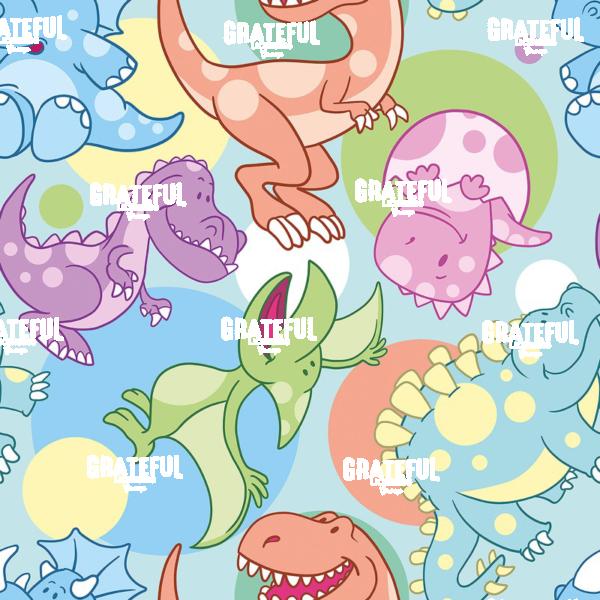 Dinos Cartoon Pattern