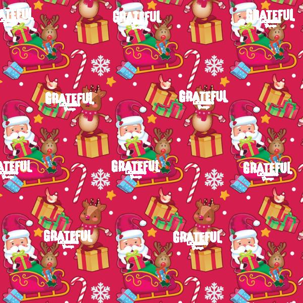 RT0202145018 Gift Wrap Xmas Santas