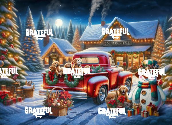 RT209 Golden Pets Xmas Classic Pickup A