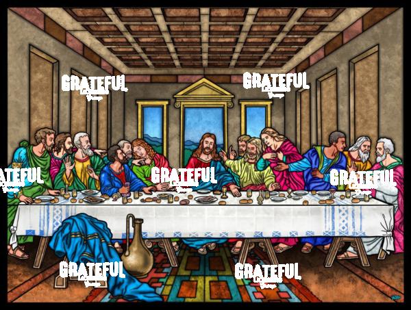 RT49 Pt Last Supper Gls Pzz 3