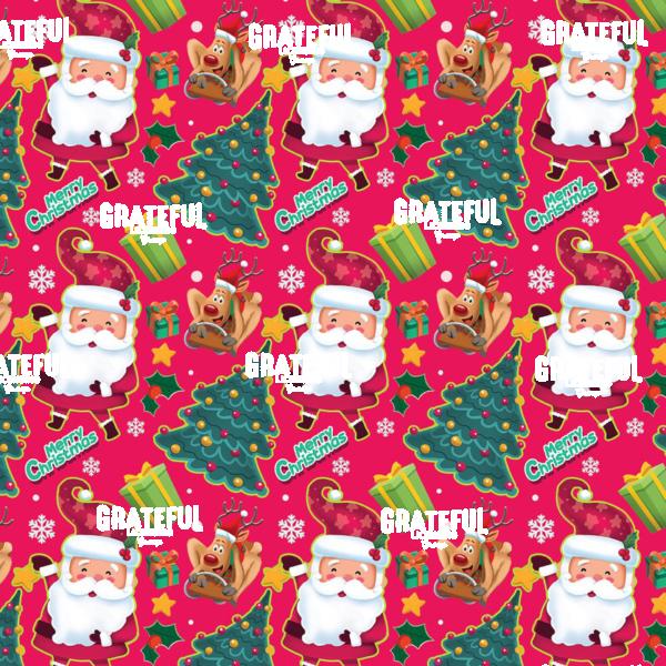 RT0202145019 Gift Wrap Xmas Santas