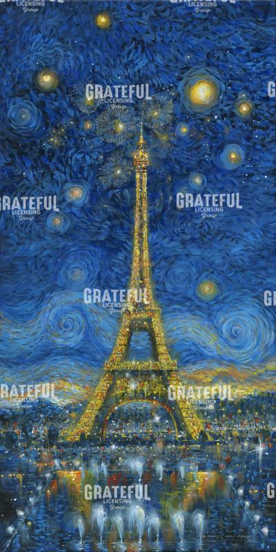 Starry Eiffel Tower