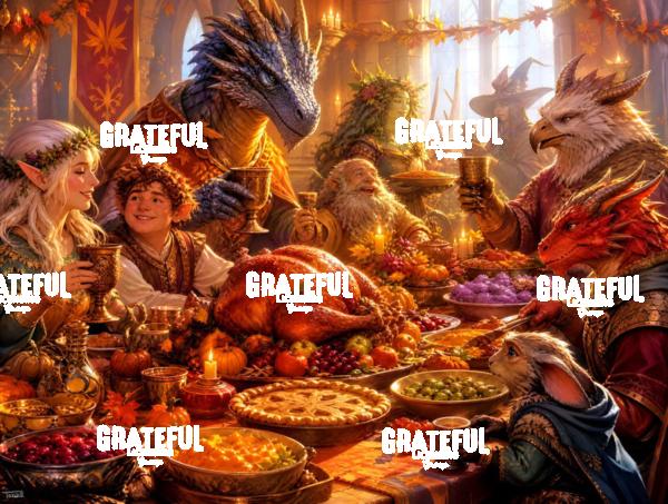Fantasy Tavern Thanksgiving Feast