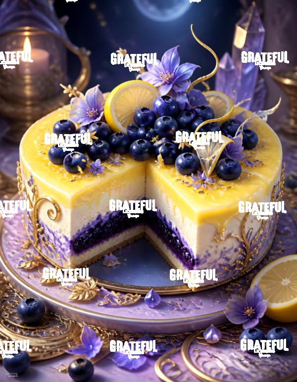 Fantasy Lemon Blueberry Cheesecake